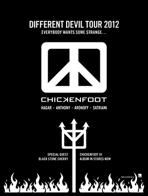 Chickenfoot Different Devil Tour 2012