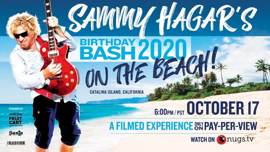 Sammy Hagar’s Birthday Bash 2020 — Mad Anthony's Cafe